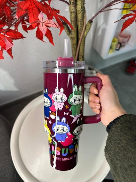 ماج ثيرموس حافظ للحرارة لابوبو بني